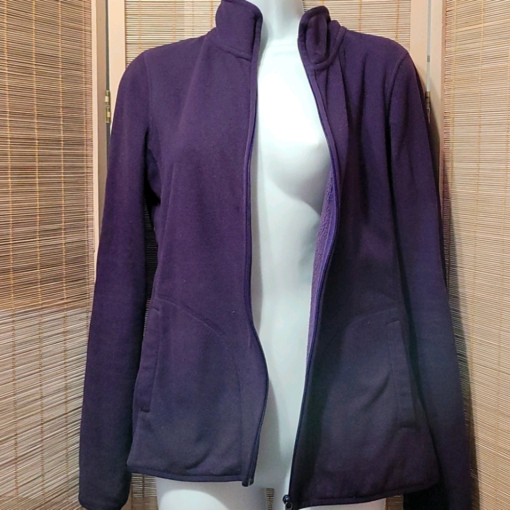 Fleece lined zip up sweater